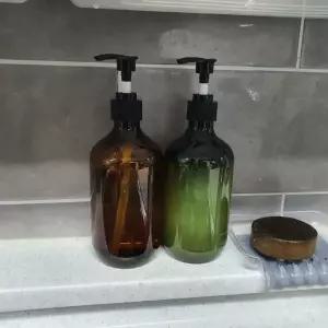 [하프클럽/알티피아]펌핑용기 디스펜서 500ml 샴푸 브라운 공병