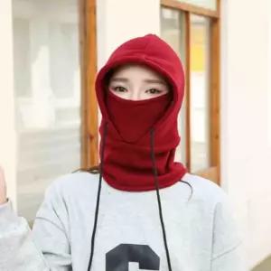 모자 마스크 목도리 겸용 가능 겨울철 후드넥워머 필수템 후드넥워머 겨울꿀템 안면보호