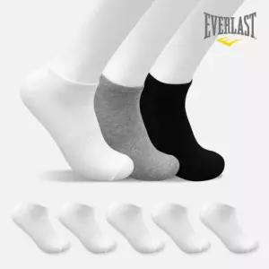 에버라스트 남자 스니커즈 발목 양말 무지 덧신 5켤레