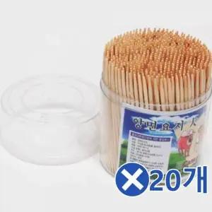 [핫트랙스]WL 양면 이쑤시개 500개입x20개 요지 치간요지 이쑤시게(WFLQTBO)
