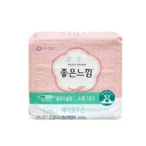 [핫트랙스]좋은느낌 생리대 울트라 18개입 슬림 소형 생리대 생리대 좋은느낌생리대(WFLQ1NA)