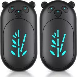 AI 핸드 워머 충전식 2팩 6000mAh 전기 재사용 가능 20시간 장시간 난방 여성용 휴대용 포켓 히터 야외