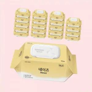 잘풀리는집 네이즈 심플 물티슈 55평량 캡형 70매 x 20팩 4309522
