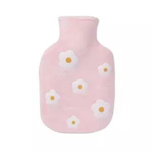 MZ플라워 파우치 보온 물주머니 200ml 찜질 손난로 핑크