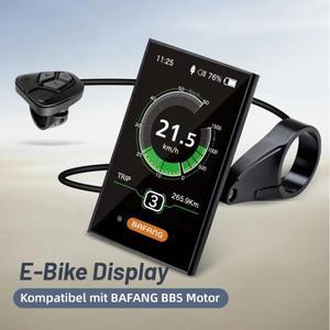 바팡 DPC18 디스플레이 전기 자전거 속도계미드 드라이브 모터 BBS01B USB 포트