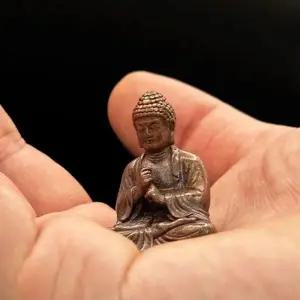 (옵션 미니불상)소형 부 용품 불상 부처상 미니어쳐 불교 석가모니 굿즈 휴대용 미니불상