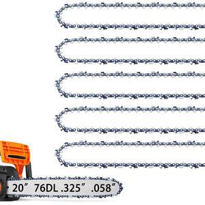 5팩 50 8CM 20인치 체인톱 체인 76 53543 825 52209 게이지 드라이브 5개 8902에 적합 링크 맥스 피치 적합 블루 체인 SUPMIX 4CM 62CC 5CM 58인치 등에 8901 OREGON 325인치 STIHL