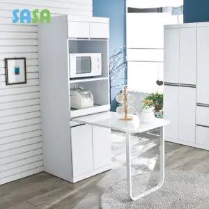 [SASA]사사가구 어반화이트 키큰 600 광파렌지대 수납식탁