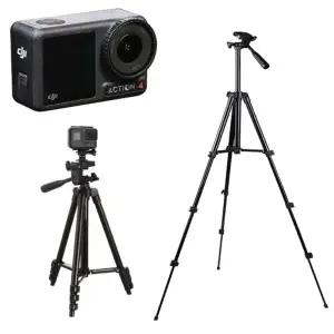( )DJI 오즈모 액션 4 호환 액션캠 카메라 핸드폰 겸용 촬영 거치대 삼각대