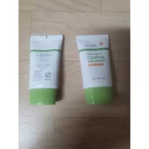 [김정문알로에] 쿨링 선크림 40ml +그린 선크림 40ml 2종 SET (SPF50+,PA++++ )