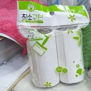 청소용 테이프 롤러 클리너 휴대용 리필 2p