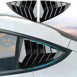 Tesla Model 3의 후면 창문 커버 루버 스포츠 스타일 3 2017-2025 외장 장식 액세서리(모델 3-글로스