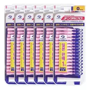 덴탈프로 치간칫솔 0단계 15개입 SSSS(0.6mm) X 6개
