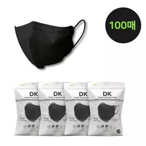 KF94 새부리형 저자극 마스크 대형 블랙 100매입