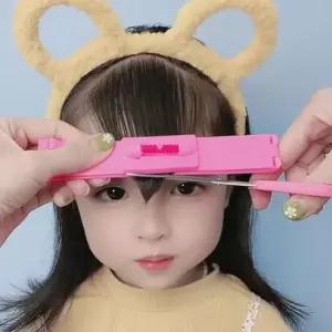 셀프앞머리자르기 앞머리 수평 고정 헤어커트 미용가위세트