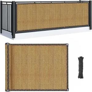 레인플로우 펜스 프라이버시 스크린 야외 발코니 가든 메시 패널 그늘막 천 장식 플라스틱 아파트 파티오