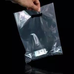 질긴 L6B1L6X7 투명 PE 펀칭 팬시봉투 쇼핑백 22X31cm 300매