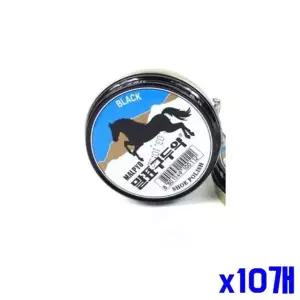 광내기 I5U6Q9F2 좋은 구두약 블랙 x10개묶음 신발클리너