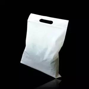 화이트 E5N9S0V6 질긴 PE 지퍼 쇼핑 팬시봉투 35X39cm+6cm 300P