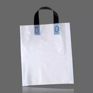 질긴 D0U4S0C2 블랙핸들 PE 쇼핑백 30cmX38cm 폭8cm 100매