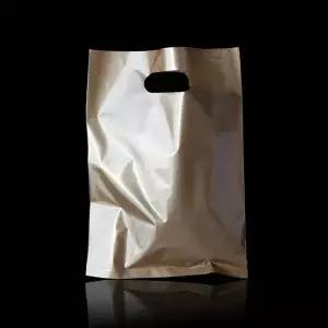 질긴 L8W4Q2B0 골드 PE 펀칭 팬시봉투 쇼핑백 22X31cm 100매