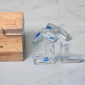 모서리쿠션 투명 실리콘 모서리보호대 아기안전 가드 L타입 3M