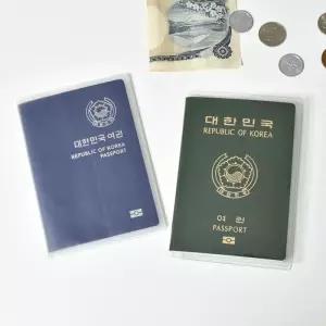 [룽스_62]커버 지갑 투명 반투명 여권커버 신여권케이스