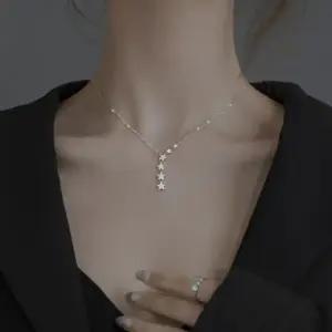 [룽스_62]체인 심플 장식품 실버 목걸이