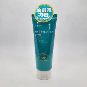 [셀러허브]식물나라 산소수 페이스 앤 바디 저자극 선크림 150ml(SPF50+) x3SET (AD) (S33561572)
