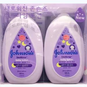 베드타임 존슨즈 저자극 포뮬러 베이비로션 500mlx2개