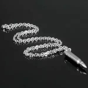 [룽스_62]유니크 남성 패션 커플 롱목걸이 목걸이-화이트