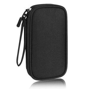 전자 정리함 가방 파우치 케이블 충전기 충격 배터리 드라이브 USB 코드 휴대용 케이스 하드 보조 블랙 카드용 방지 SD 여행용 이어폰