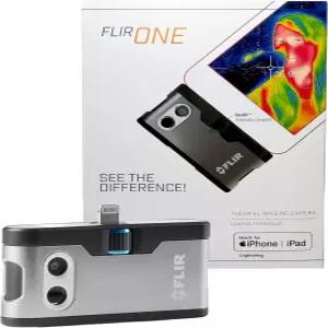 Flir One - iOS 스마트폰용 열 카메라( 14 이상 라이트닝 포트 포함) 240x180 초해상도(80x60 기본 IR)