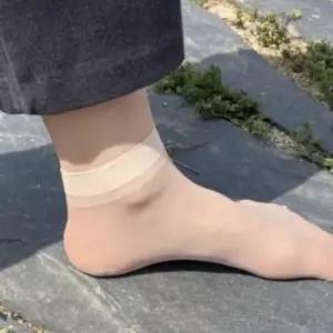 [패션] 여름양말 살색 스타킹양말 여자발목양말 스타킹 학생양말 발목 5켤레 양말
