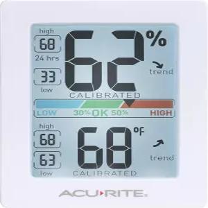 터치 활성화 백라이트가 있는 AcuRite Pro 습도계 및 온도계