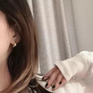 [룽스_62]18k 골드 원터치 링 귀걸이 실반지 이어링