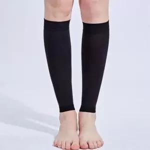 [패션] 승무원스타킹 압박밴드 압박스타킹 탄력밴드 운동스타킹 종아리 블랙 L