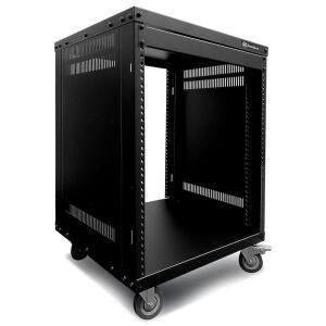 AXCESSABLES 12U AV 장비 48 3CM 케이스 캐스터 스페이서 도구 6CM 나사 기어용 프레임 서버 스튜디오 포함 스틸 550파운드 오픈 네트워크 용량 5KG 249 범용 19인치 3인치 스튜디오