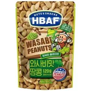 MZHBAF 와사비맛 땅콩 120g x 3봉