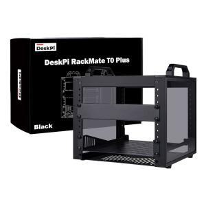 GEEEKPI DESKPI RACKMATE T0 PLUS 서버 25 10 네트워크 26CM 장비용 블랙 깊이 10인치 서버 4CM 25인치 미니 캐비닛 4U