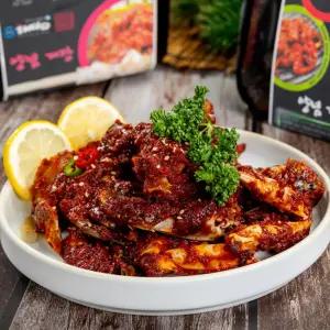 [해담] 서해안 국내산 꽃게 양념게장 450g HACCP 신선 비법양념 프리미엄
