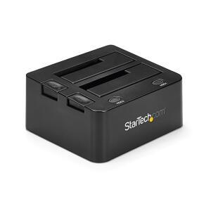 STARTECH COM DUAL BAY USB TO 도크 하드 SSD 드라이브 SATA 로딩 블랙 SDOCK2U33 도킹 5인치 II 외장 III 스테이션 스왑 베이 HDD