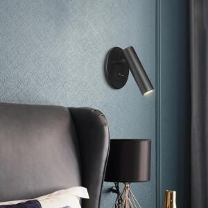 스위치 조정 가능한 호텔 침실 머리맡 Sconce 자리 Led 전등 AC110-220V와 임베디드 LED 독서 벽 램프