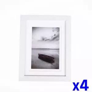 WL 화이트 액자 5x7cm 6x8cm x4개 탁상용액자 탁상액자 WFLR0G1