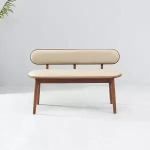 [핫트랙스]CZ2322 원목 PU 2인 벤치 1100 2colors