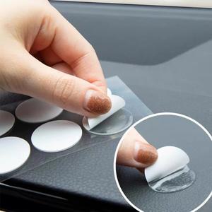 50/70pcs 나노 젤 매트 투명 테이프 DIY 공예 포스터 핸드 12 월에 대 한 라운드 Traceless 이동식 스티커