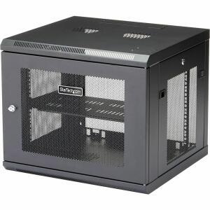 STARTECH COM POST 9U 마운트 네트워크 서버 장비용 선반 3CM 완전 데이터 벽걸이 키트 IT 19인치 조립 컴퓨터 캐비닛 48 1U 배송