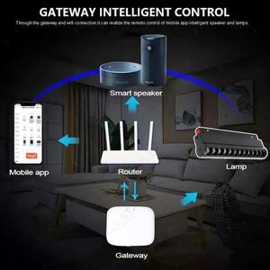 울트라 얇은 레일 스마트 Tuya Zigbee 디밍이 가능한 천장 표면 실장 Magnetie 트랙 라이트 현대 자석 홍