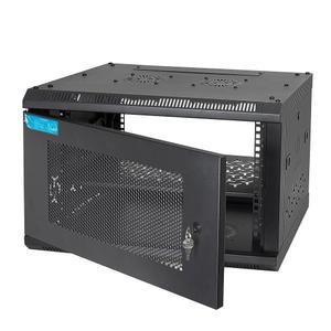 OCEANHUG 6U 마운트 서버 캐비닛 잠금 네트워크 도어 측면 IT 패널 사이즈 전면 19인치 45CM 냉각 포함 선반 깊이 탈착식 48 장비용 가능한 3CM 통기성