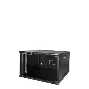 로지링크 W06A54B ECO 캐비닛 6HE 깊이 26CM 플랫 48 않음 19인치 560MM 블랙 조립되지